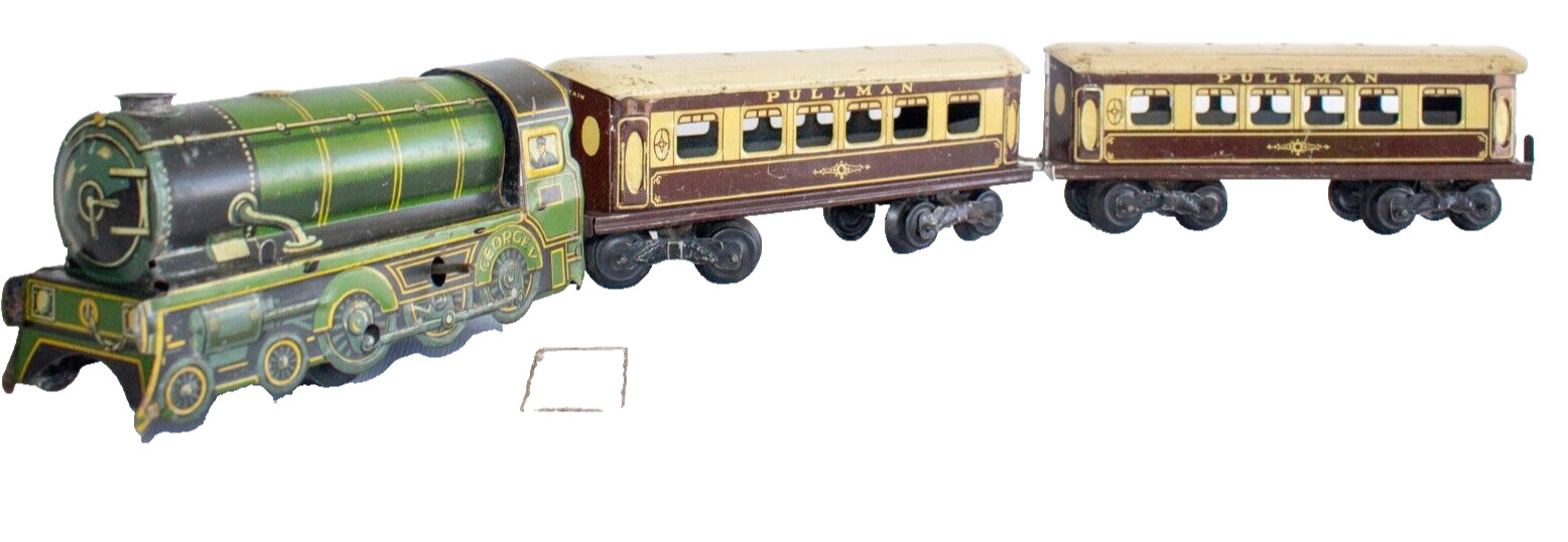 1940’s British Wells/Mettoy Tin Lithographed “George the 5th” Train set