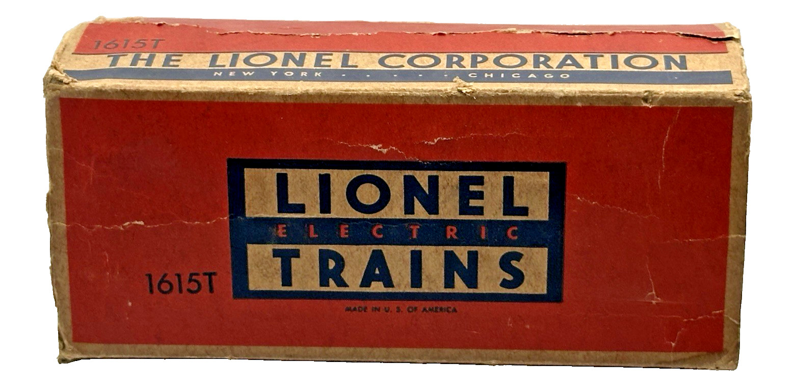 Lionel Post War 1615 Engine & Tender with both intact. Really Clean