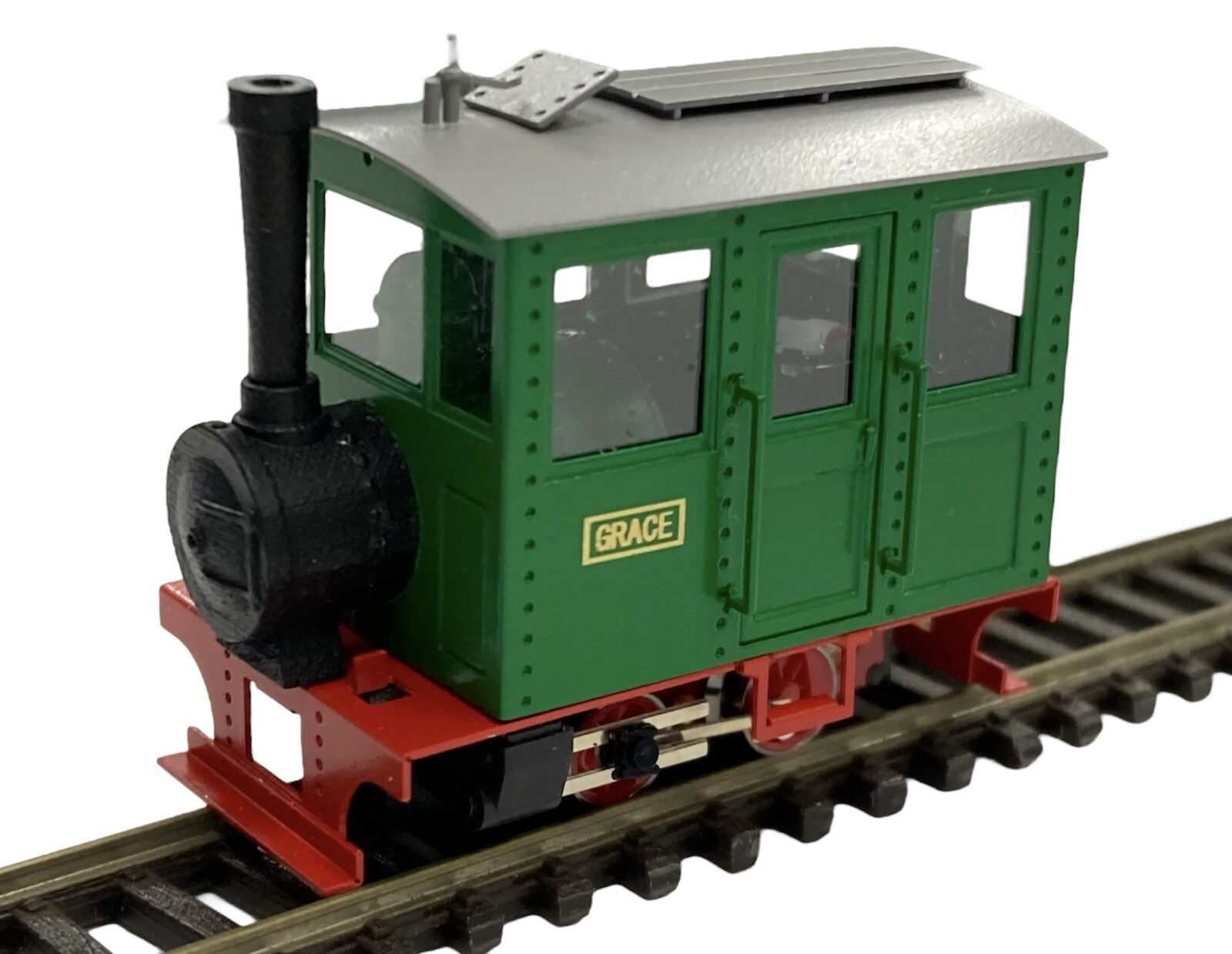 HOn30/HOe Scale PH Super Mini 0-4-0 Glass Box Steam Locomotive Kit NIB H0e 009