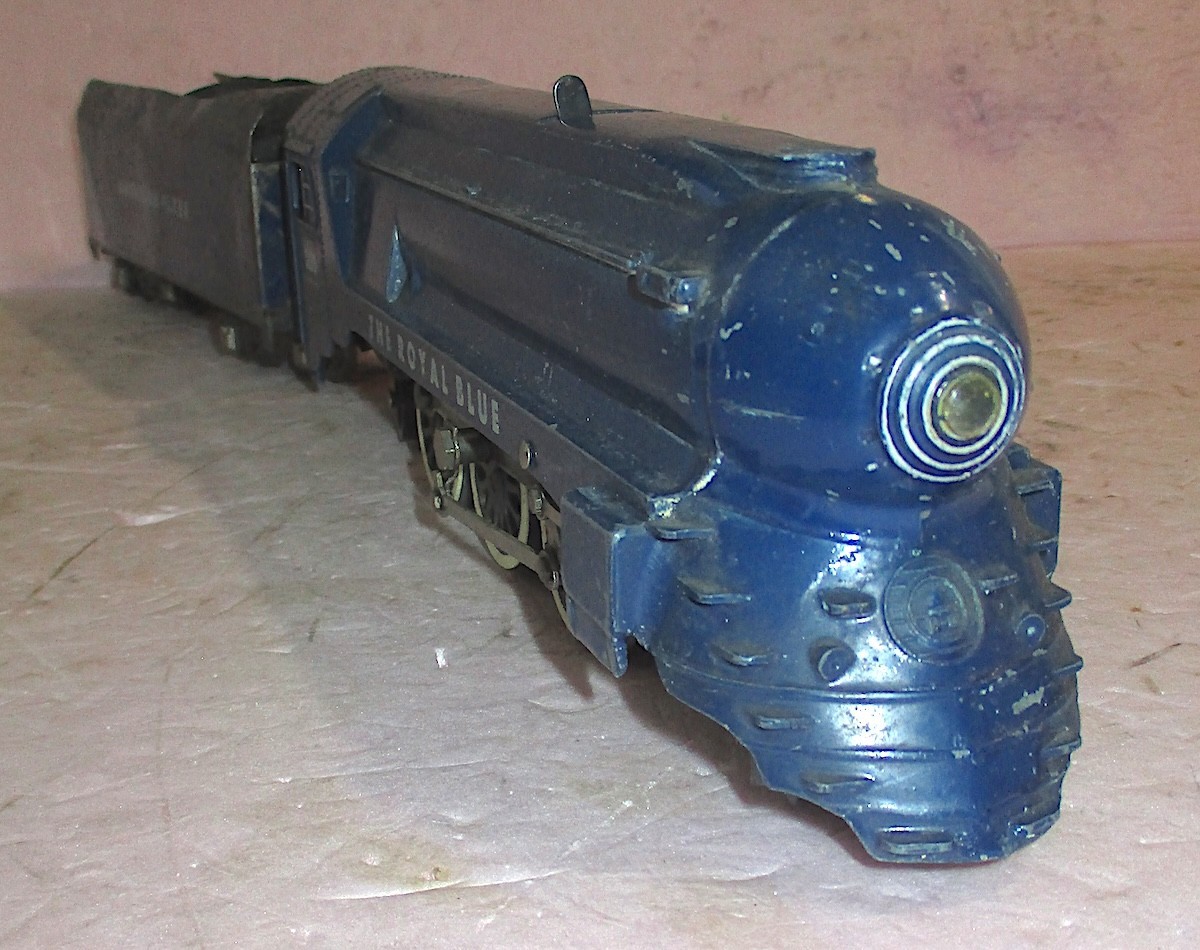American Flyer 350 THE ROYAL BLUE 4-6-2 Die-Cast B&O Steam Locomotive TESTED