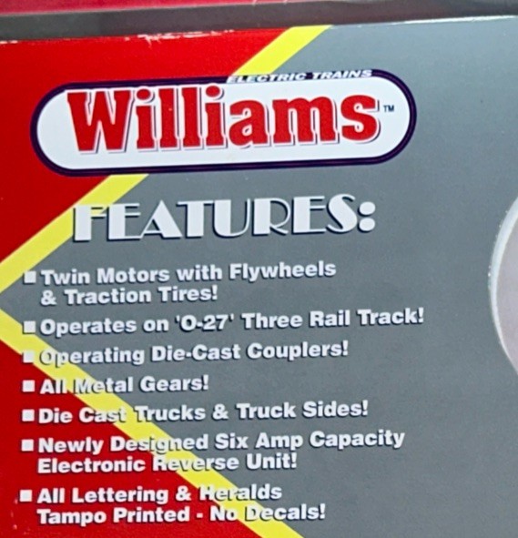 WILLIAMS GP38-206 FRISCO Diesel Locomotive #771 POWERED Unit O-Gauge 3-Rail NEW