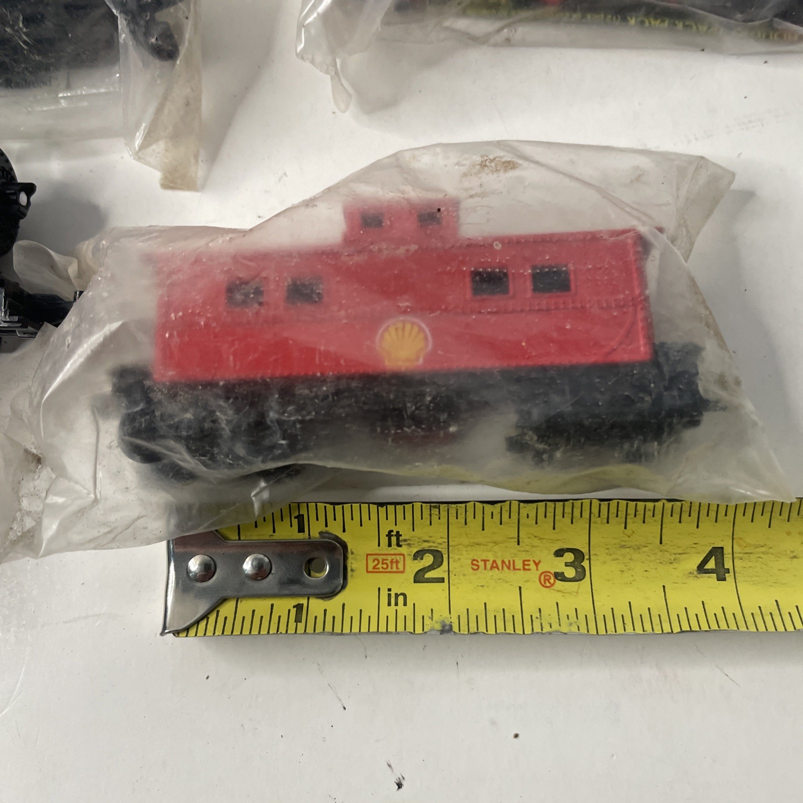 Vintage Lot Shell Oil Train Cars Engine HO Scale Fletcher-Barnhart & White NOS