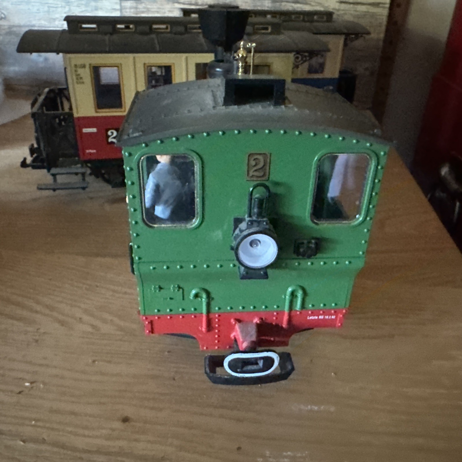 LGB G Scale Steam Loco + 2 Cars From Starter Set