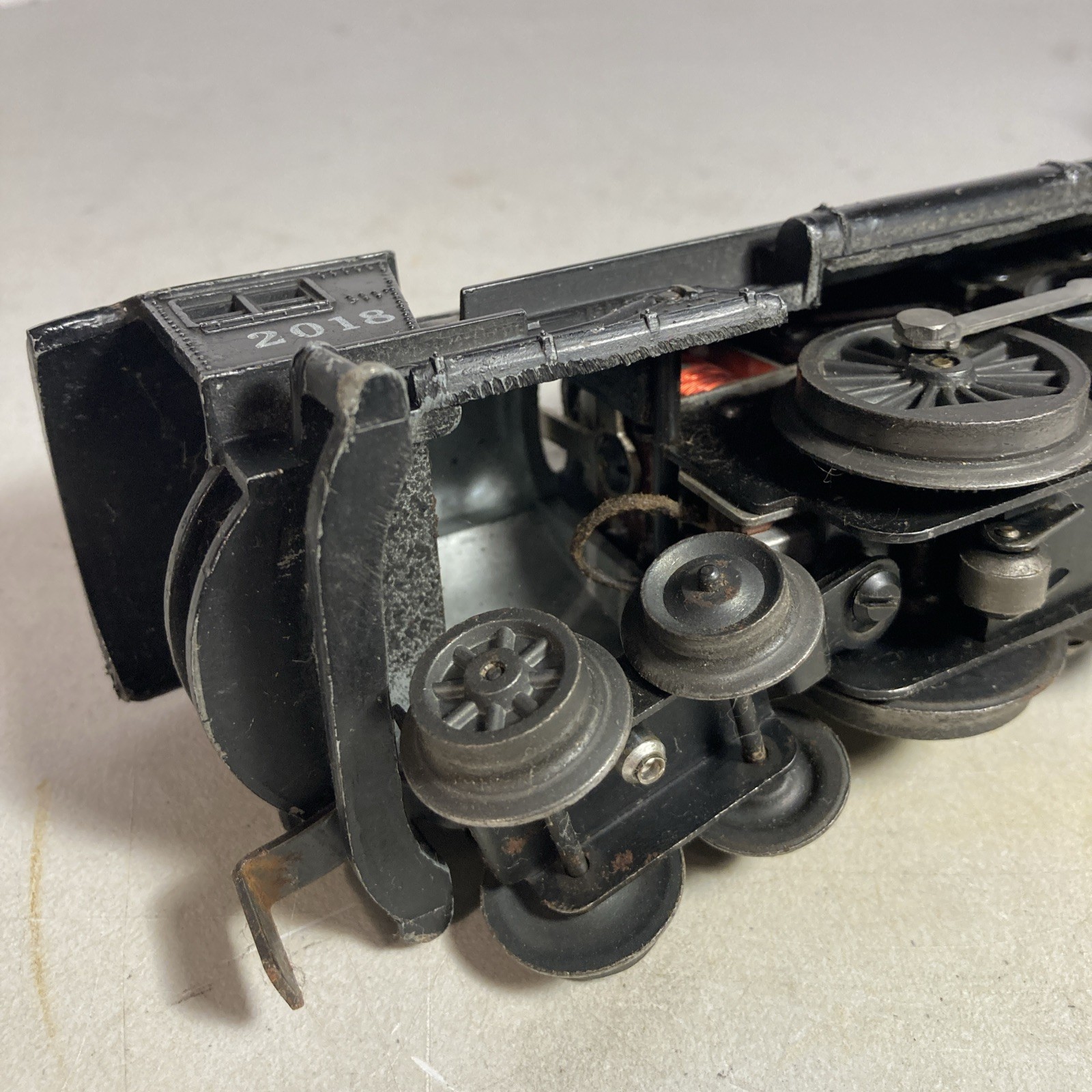 Post War Lionel Lines 027 O Gauge 2-6-4 Steam Locomotive w/1130T Tender & Manual