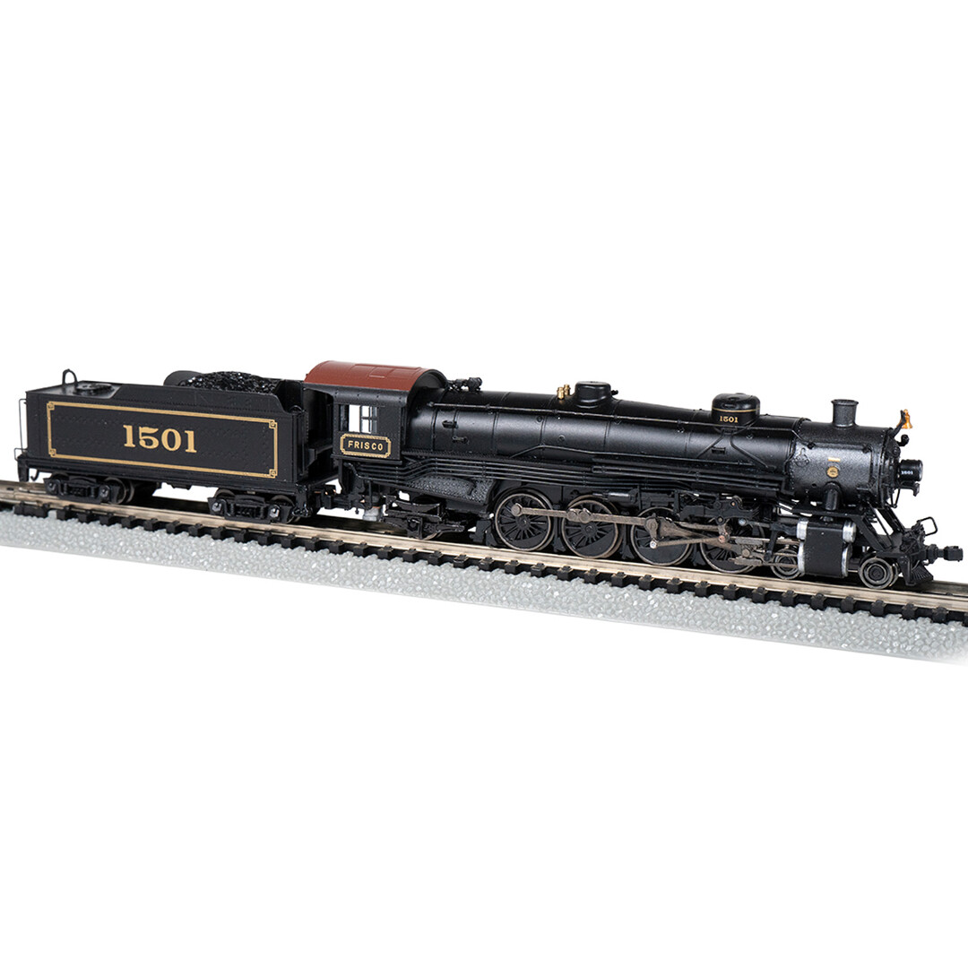 NEW Bachmann Frisco 4-8-2 Light MTN DCC Sound Steam Loco N Scale FREE US SHIP