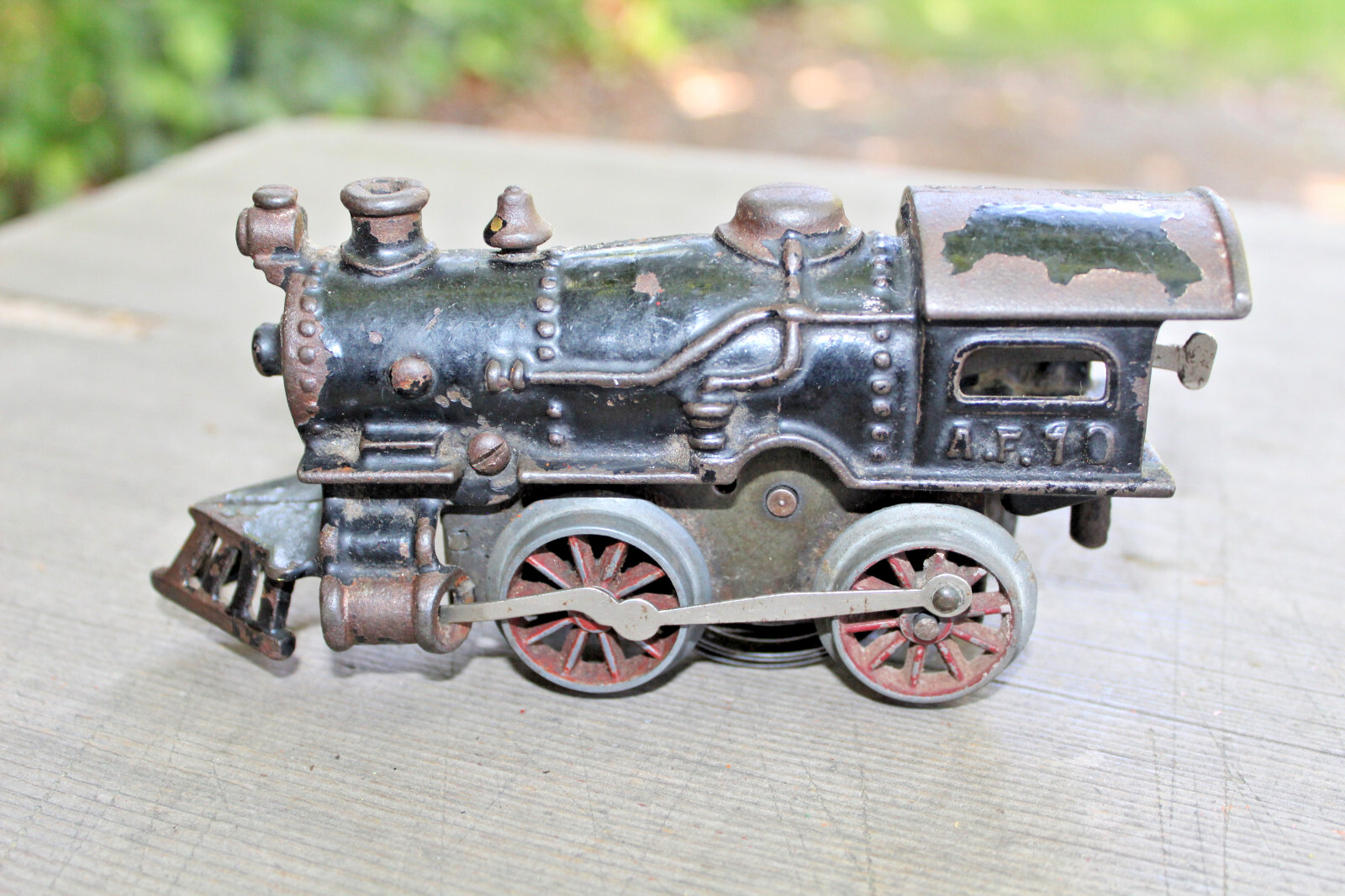 American Flyer Prewar O Gauge Cast Iron AF 10 Windup Locomotive b2