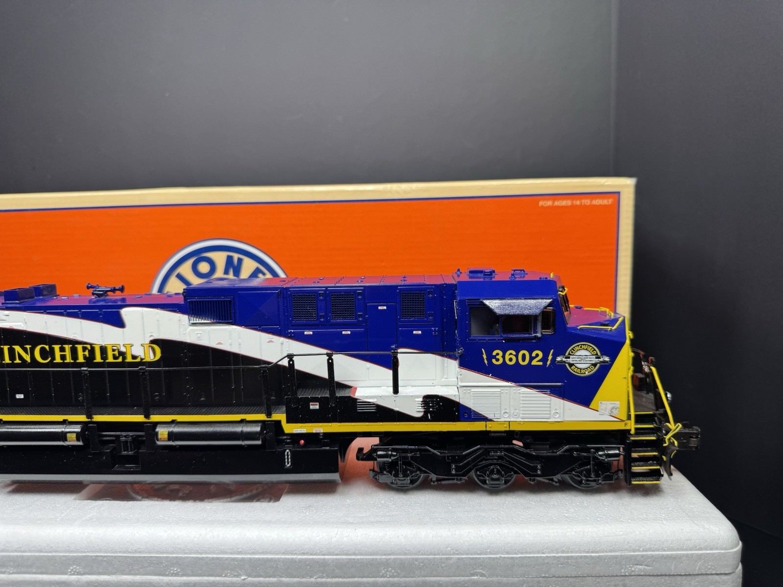 Lionel LEGACY 6-38409 CSX heritage Clinchfield AC6000 diesel engine #3602 EX