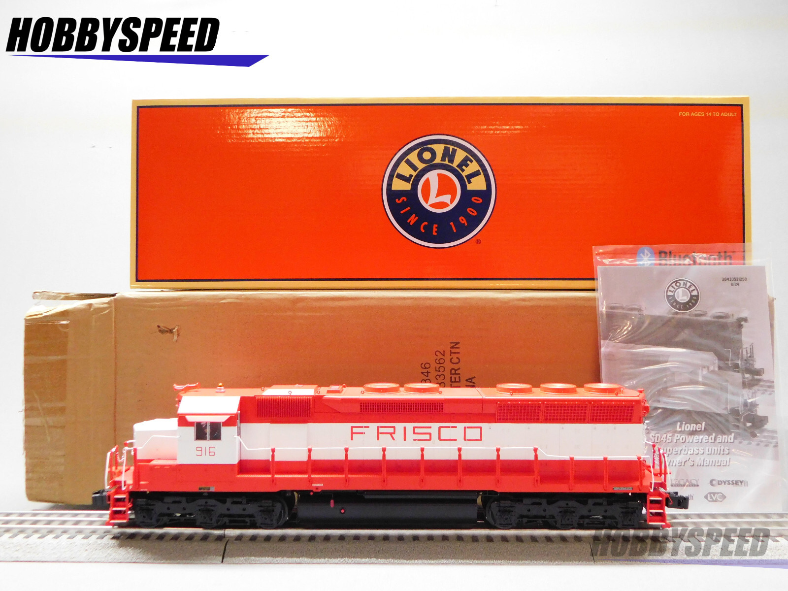 LIONEL FRISCO LEGACY SD45 DIESEL LOCOMOTIVE ENGINE #916 O GAUGE 2433562 NEW