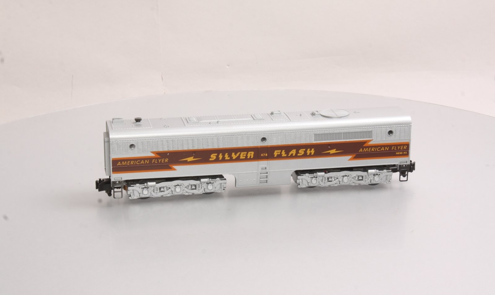 American Flyer 6-48127 S Silver Flash Non Powered Alco B Unit with Horn #478 LN