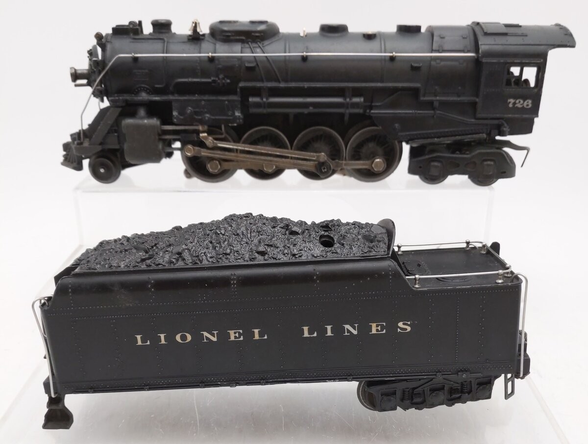 Lionel 726 Vintage O Berkshire 2-8-4 Steam Locomotive & 2426W Tender