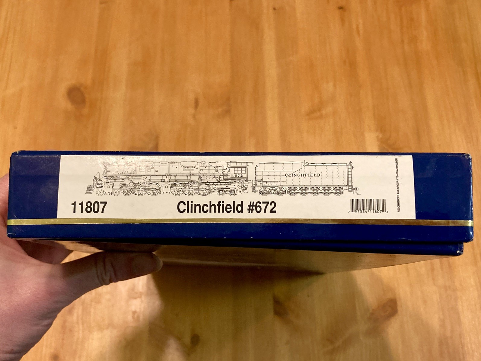 Athearn N Scale Locomotive Challenger 4-6-6-4 11807 Clinchfield #672 DCC Sound