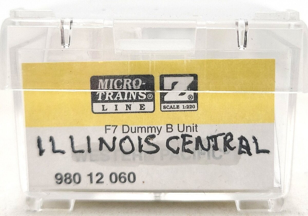 Micro-Trains 98012060 Z Custom IC F7 B-Unit Dummy Diesel Locomotive/Box