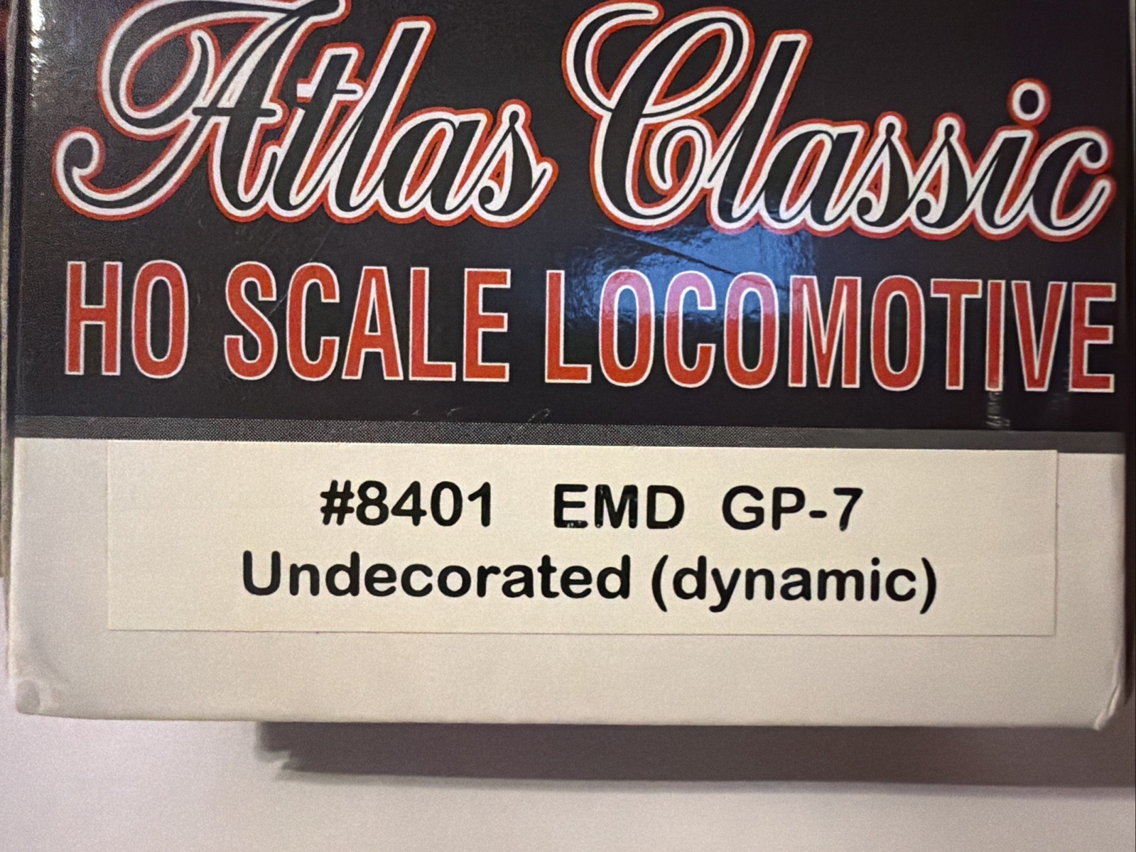 Atlas Classic #8401 HO Scale EMD GP-7 undecorated Dynamic