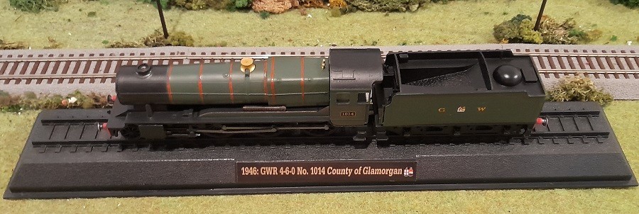 * 1/76 * Amercom * 1946 GWR County Of Glamorgan 4-6-0 No.1014 * + Magazine * #36