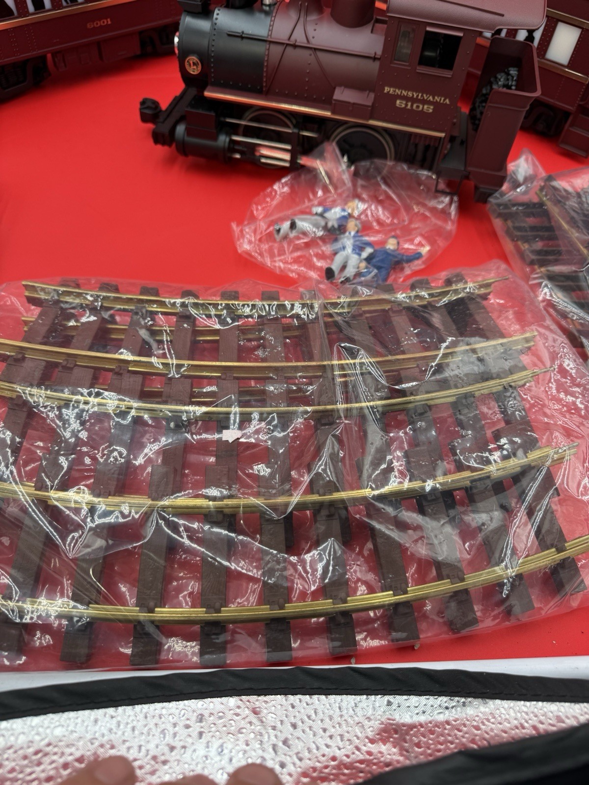 Lionel Large Scale Pennsylvania 5105 Loco 6000 6001 Cars & Track