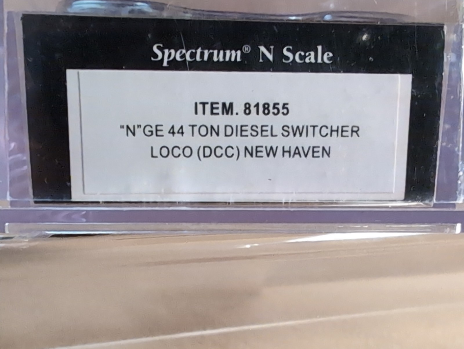 Bachmann Spectrum N Scale 81855 GE 44 Ton Diesel Switcher New Haven #0818 DCC…