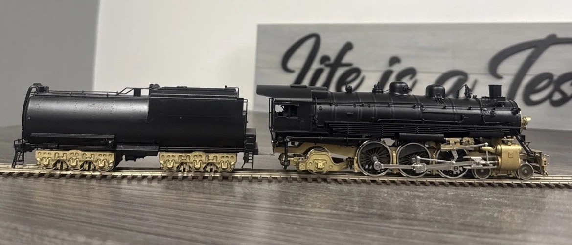 NJ Custom Brass HO Brass #ST-244 Pacific Southern Pacific 4-6-2 P-13 Black/DNR!