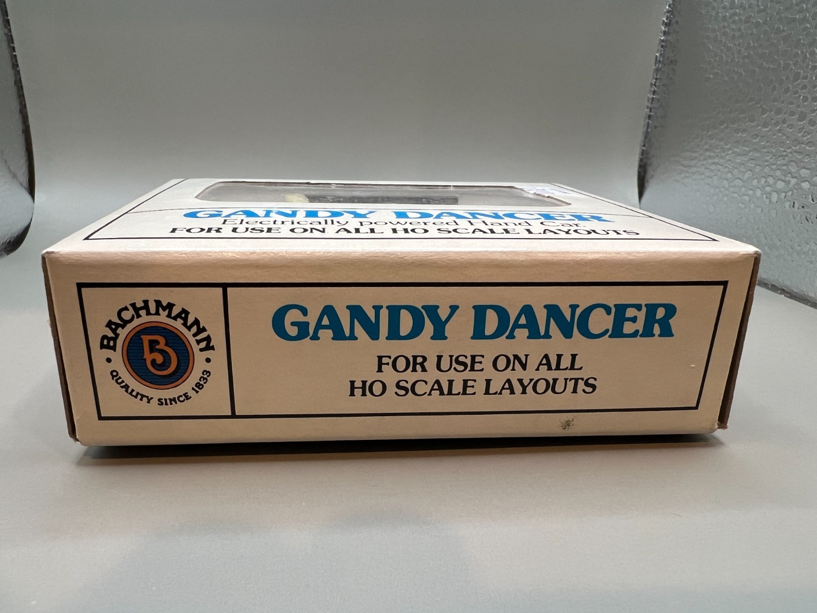 Bachmann HO Scale Gandy Dancer Electrically Powered Hand Car Original Box