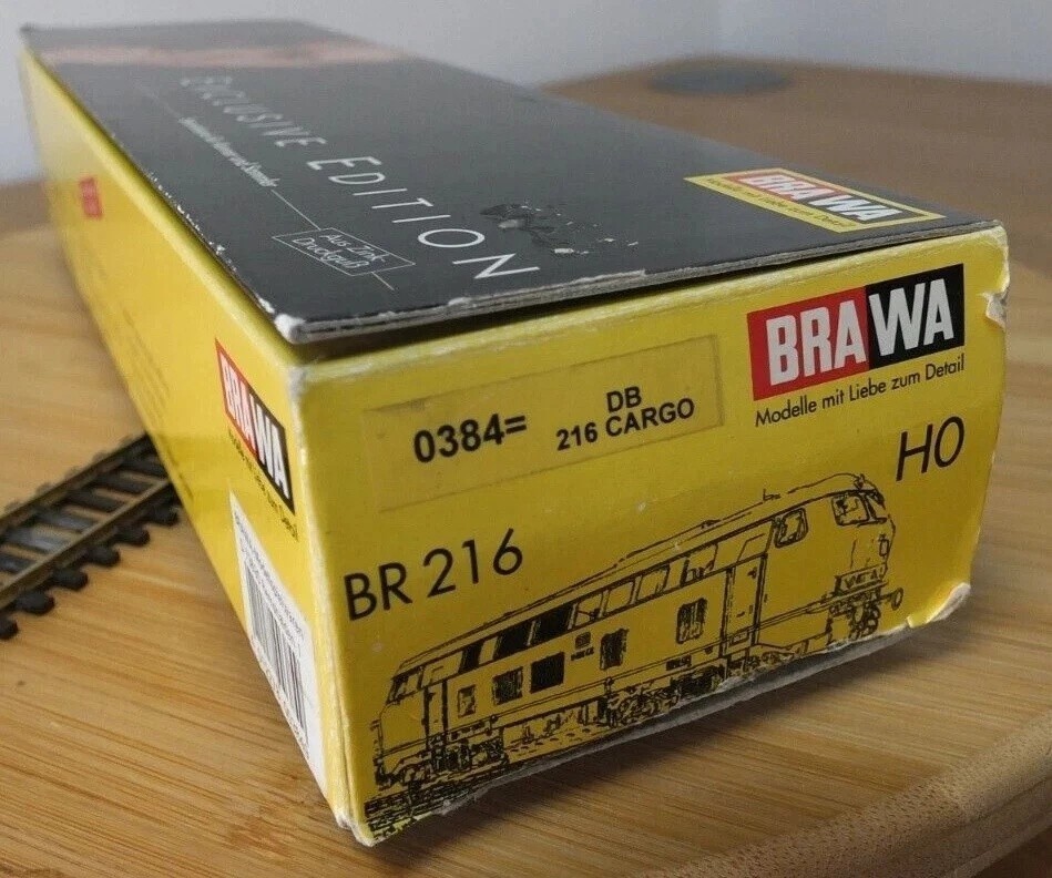 Brawa 0384 HO gauge DB BR 216 diesel locomotive in DB Cargo livery