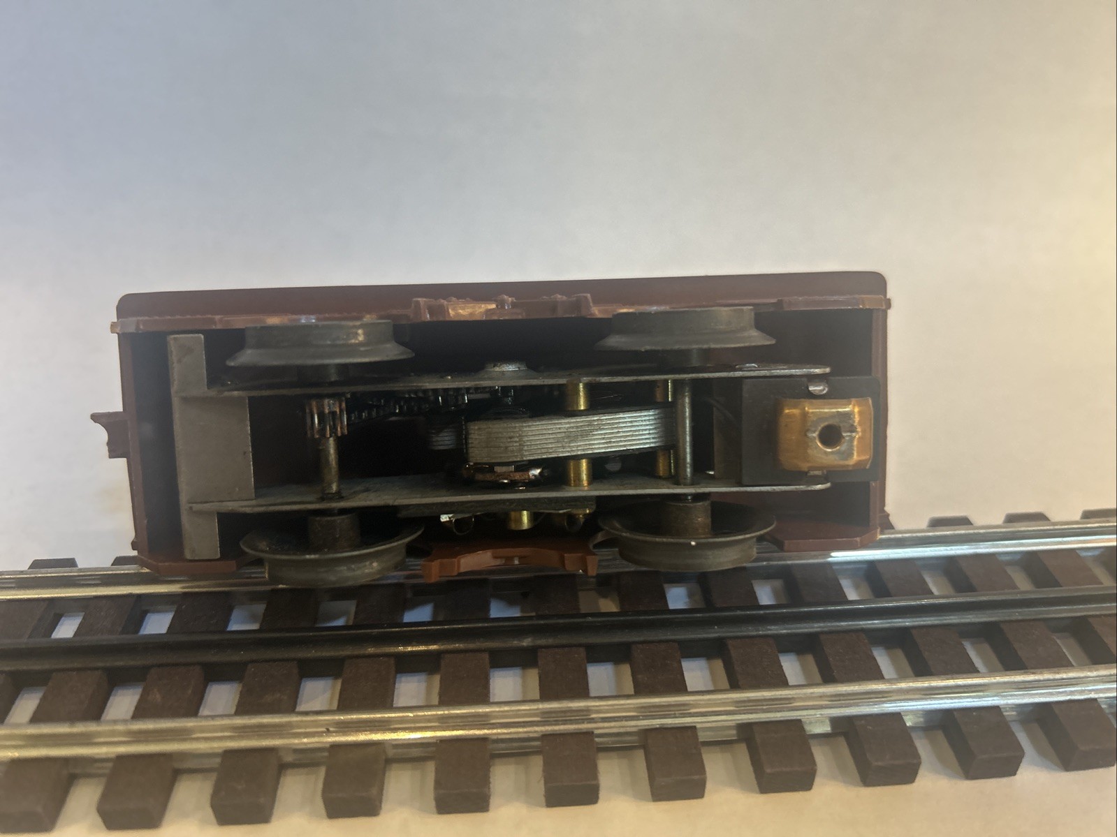 MARX 2002 Electric Handcar with Both Gray Men – O Gauge