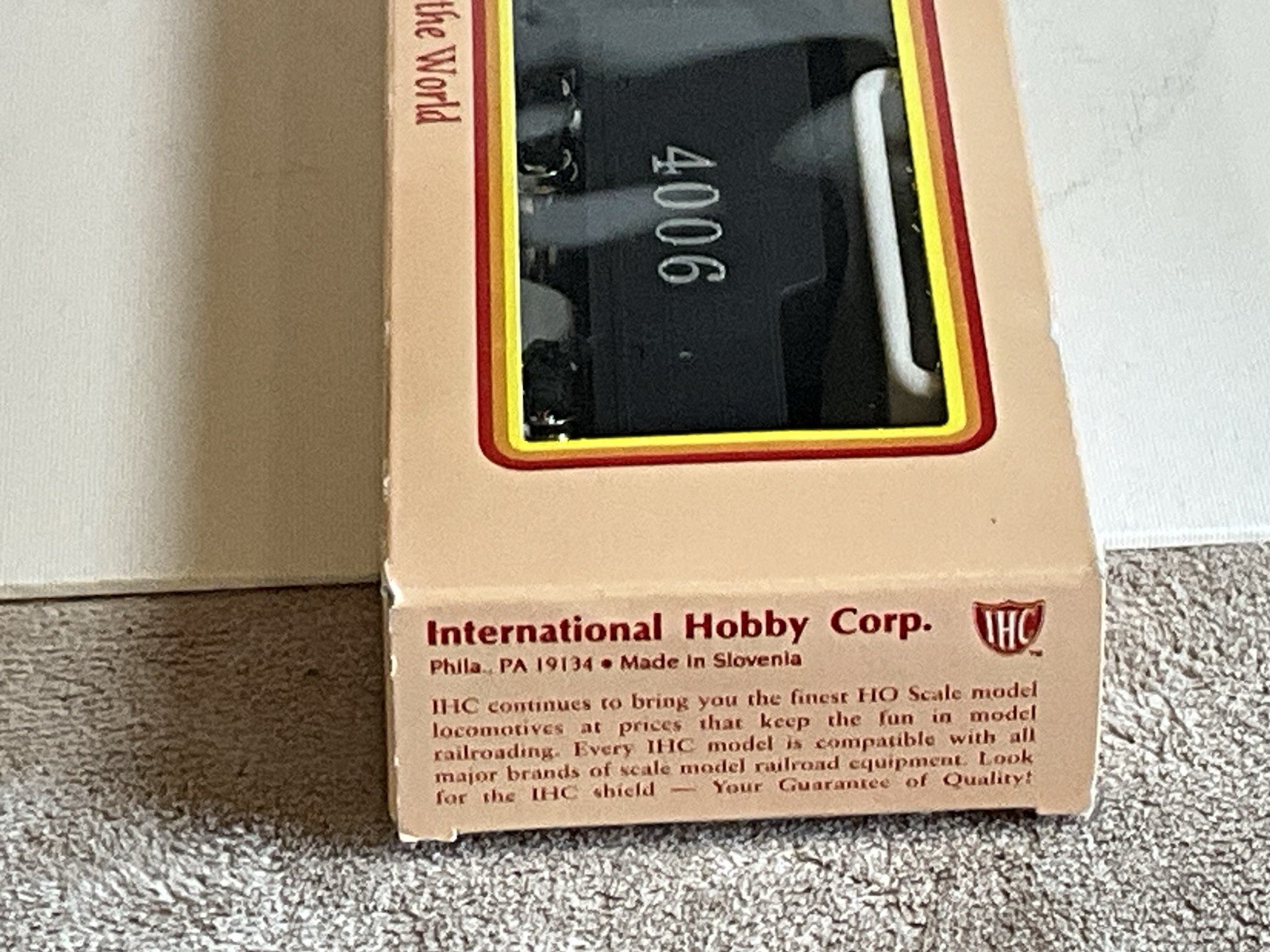 IHC Frisco Lines 4006 Steam Locomotive and Tender Mikado M9468 Vintage NIB
