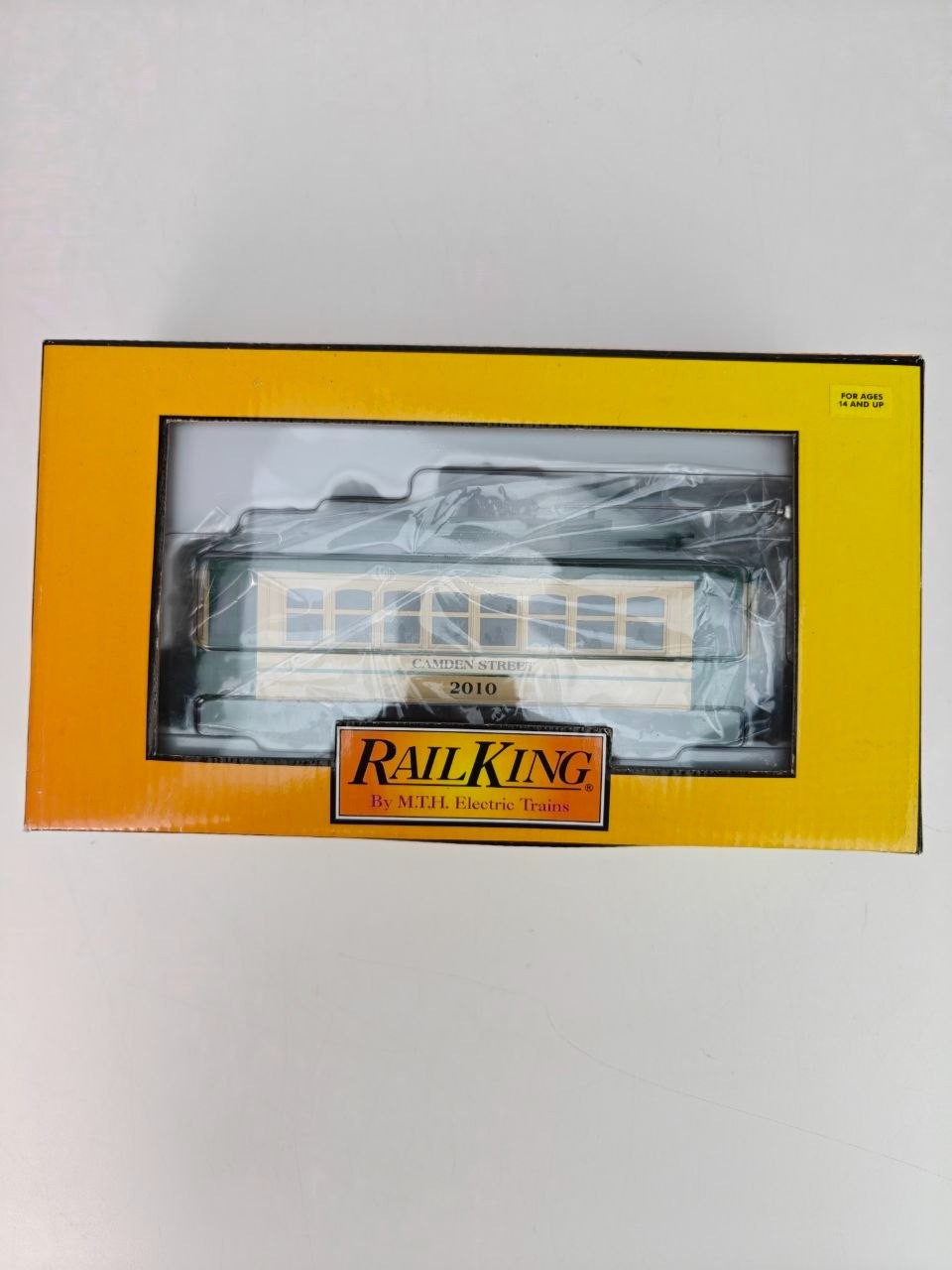 Rare MTH RailKing TCA 2010 Bump-n-Go Trolley Camden Street 2010 O Gauge Tested