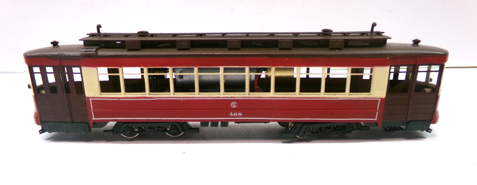 HO Fairfield Models brass CSL trolley in original box (lot BB 578)