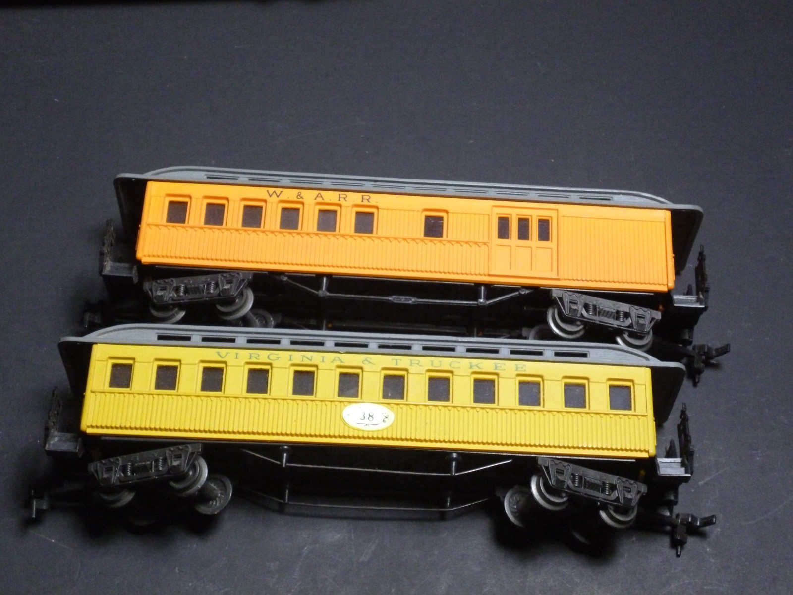 Ho AHM peico late 1800s vintage passenger cars Virginia&Truckee lot of 2