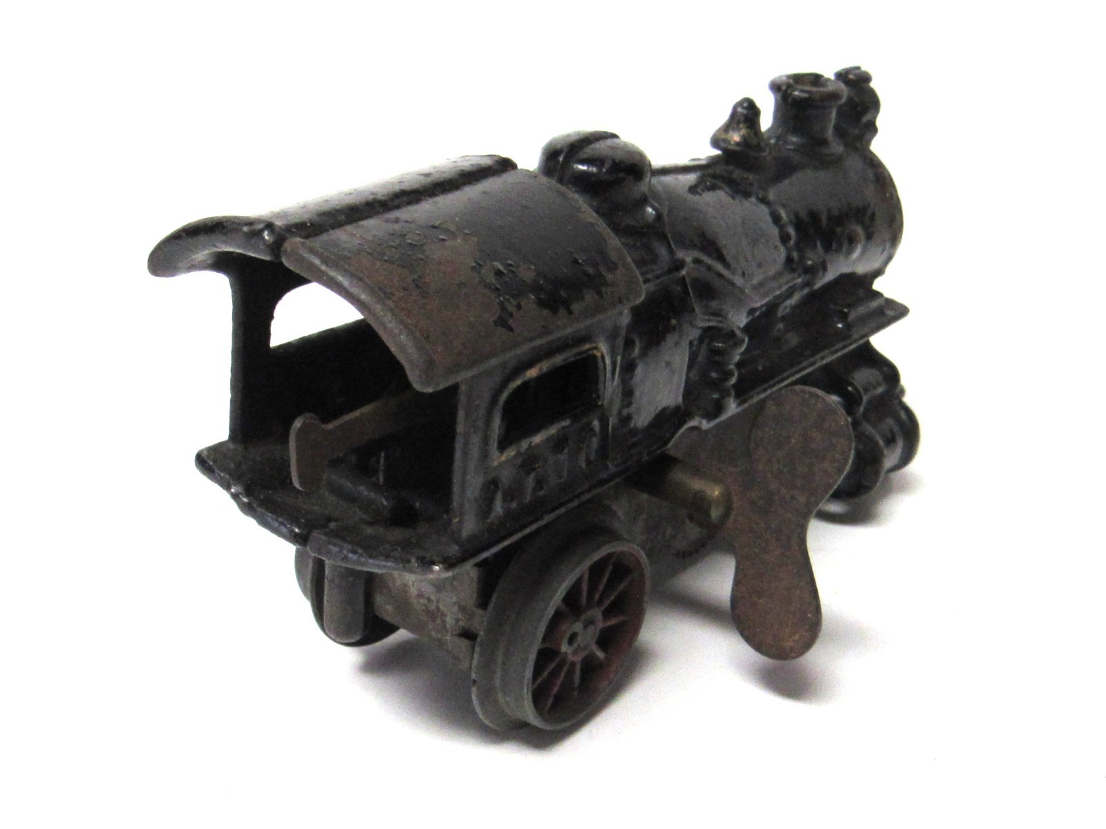 American Flyer Cast Iron Prewar Windup Locomotive – A. F. 10 – incomplete