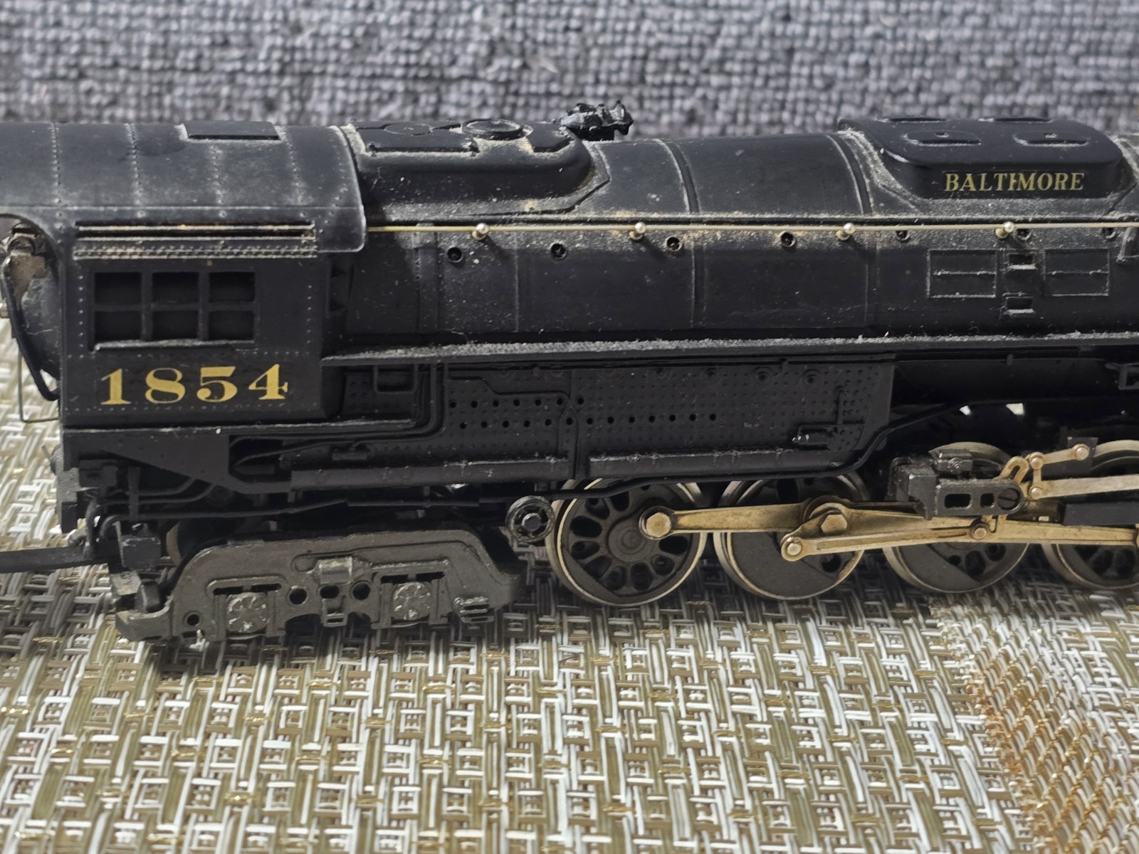 Rivarossi MadeinItaly Vintage HO B&O Steam Locomotive1854 w/RioGrandeTender 9570