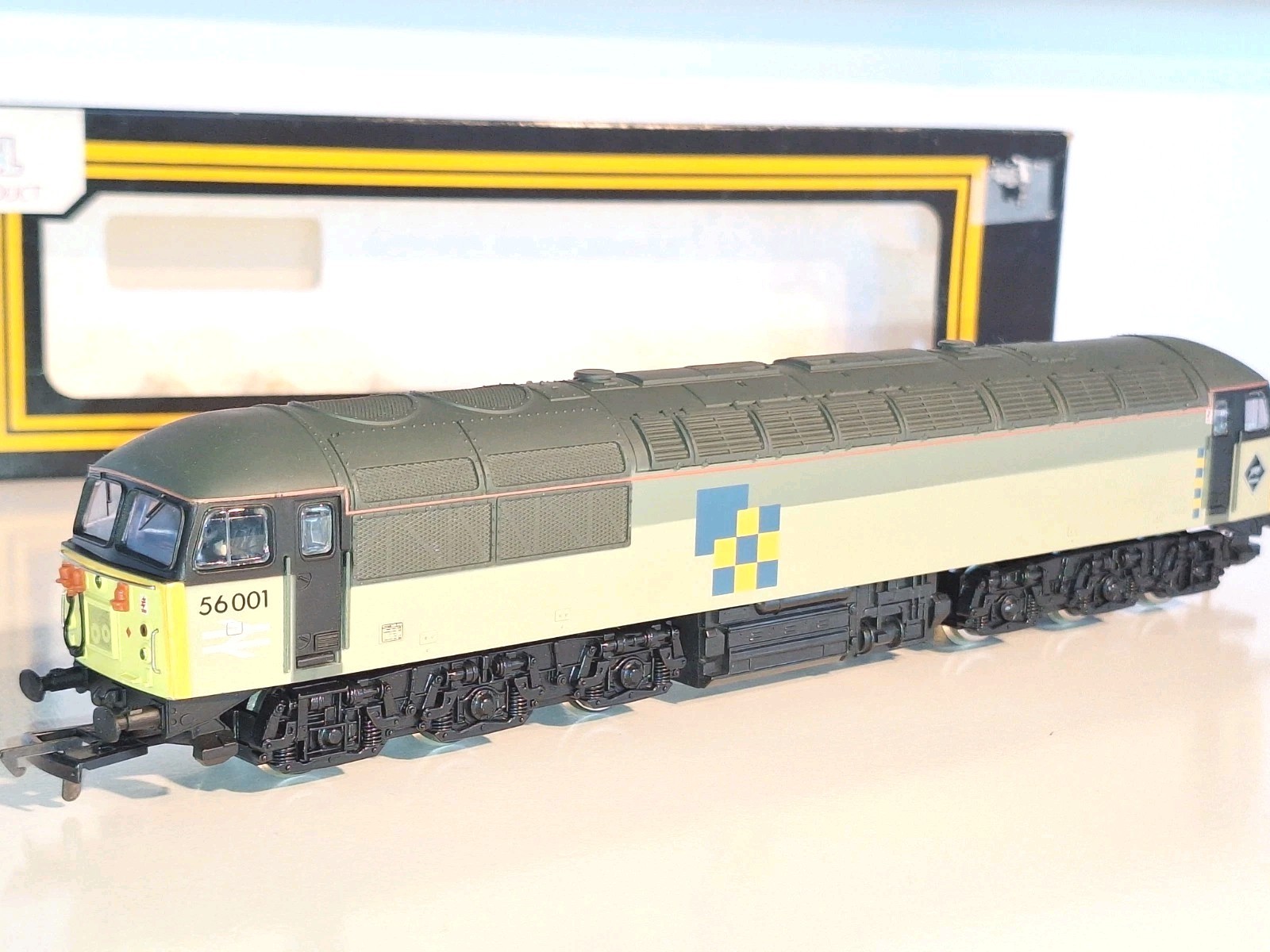 Dapol D80 Class 56 Diesel 56001. New Old Stock. Mint Cond. 2 Rail DC. Boxed. OO