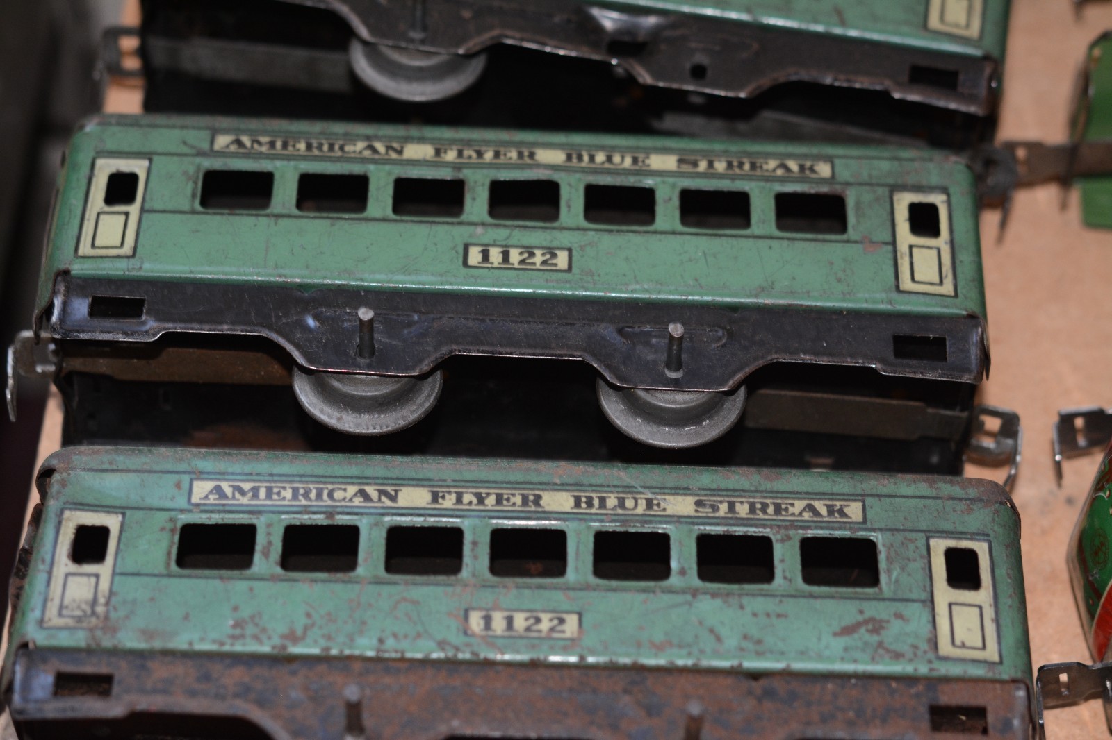 Railroad Model Trains. Lot of Vintage Pre-war Train Equipment