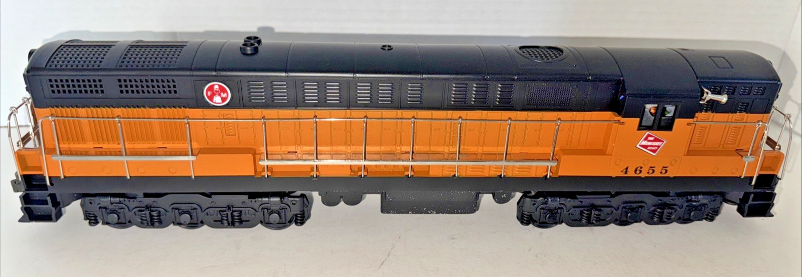 MTH FM TRAINMASTER MILWAUKEE ROAD #4655 DIESEL ENGINE SA-1004 OB -TESTED