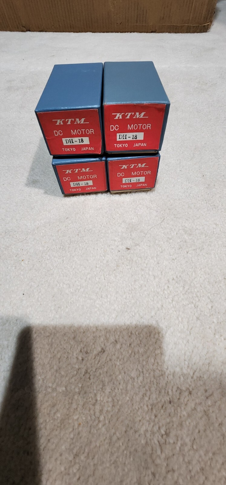 KTM DC Motor DH-18 (New) Lot of 4