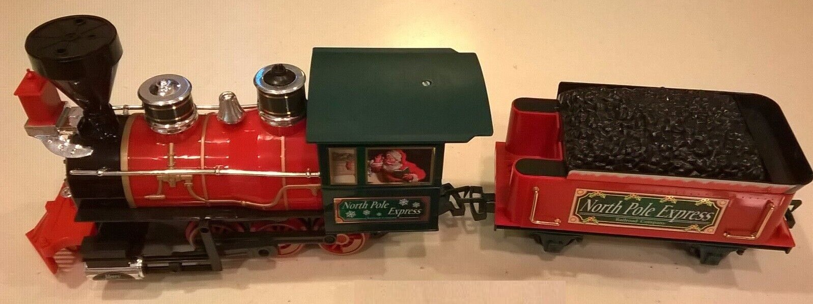 Eztec G Gauge NORTH POLE EXPRESS ENGINE & TENDER-Scientific Toy Christmas Train