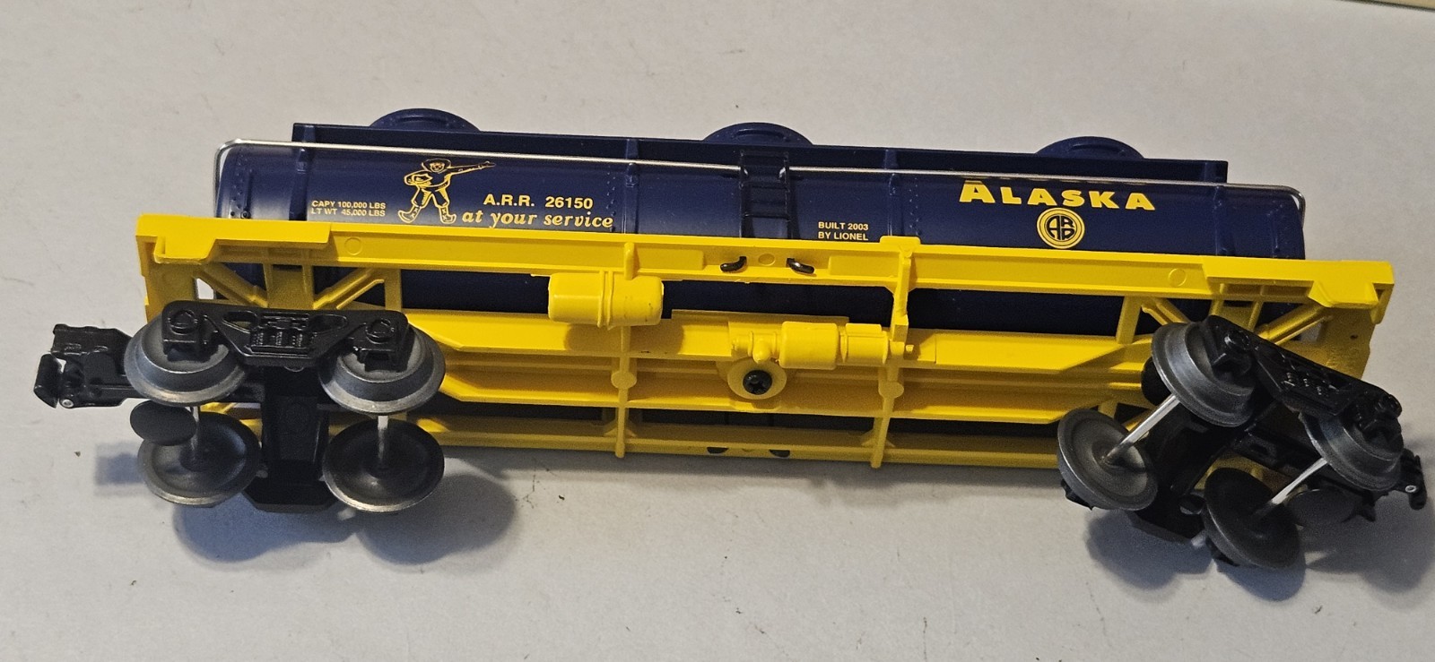 6 ALASKA Lionel Trains ~ Gondola, Bunk,3 Dome, Flatcar & 2 Caboose ~ XS229