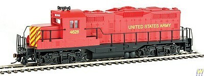 Walthers Trainline 931-458 HO EMD GP9M DC US Army #4628