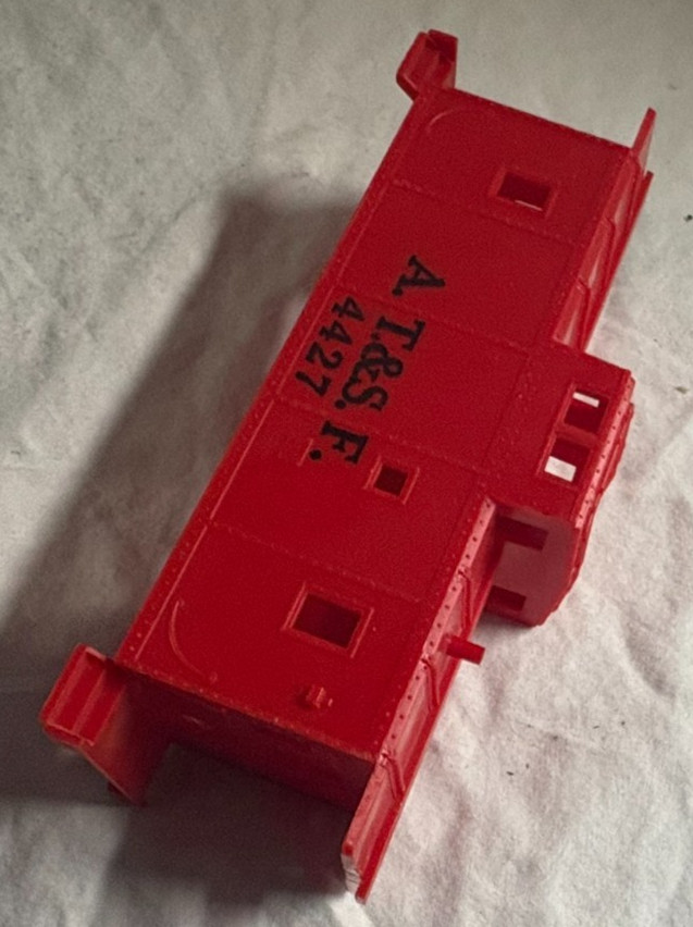 MARX train – #4427 A.T. & S.F. Caboose – O27 gauge CASE ONLY
