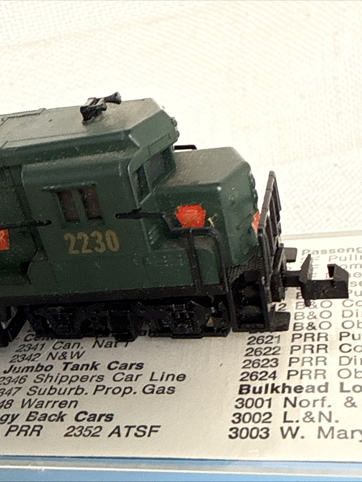 N Scale Pennsylvania Railroad GP30 #2230, Atlas #4064 Untested