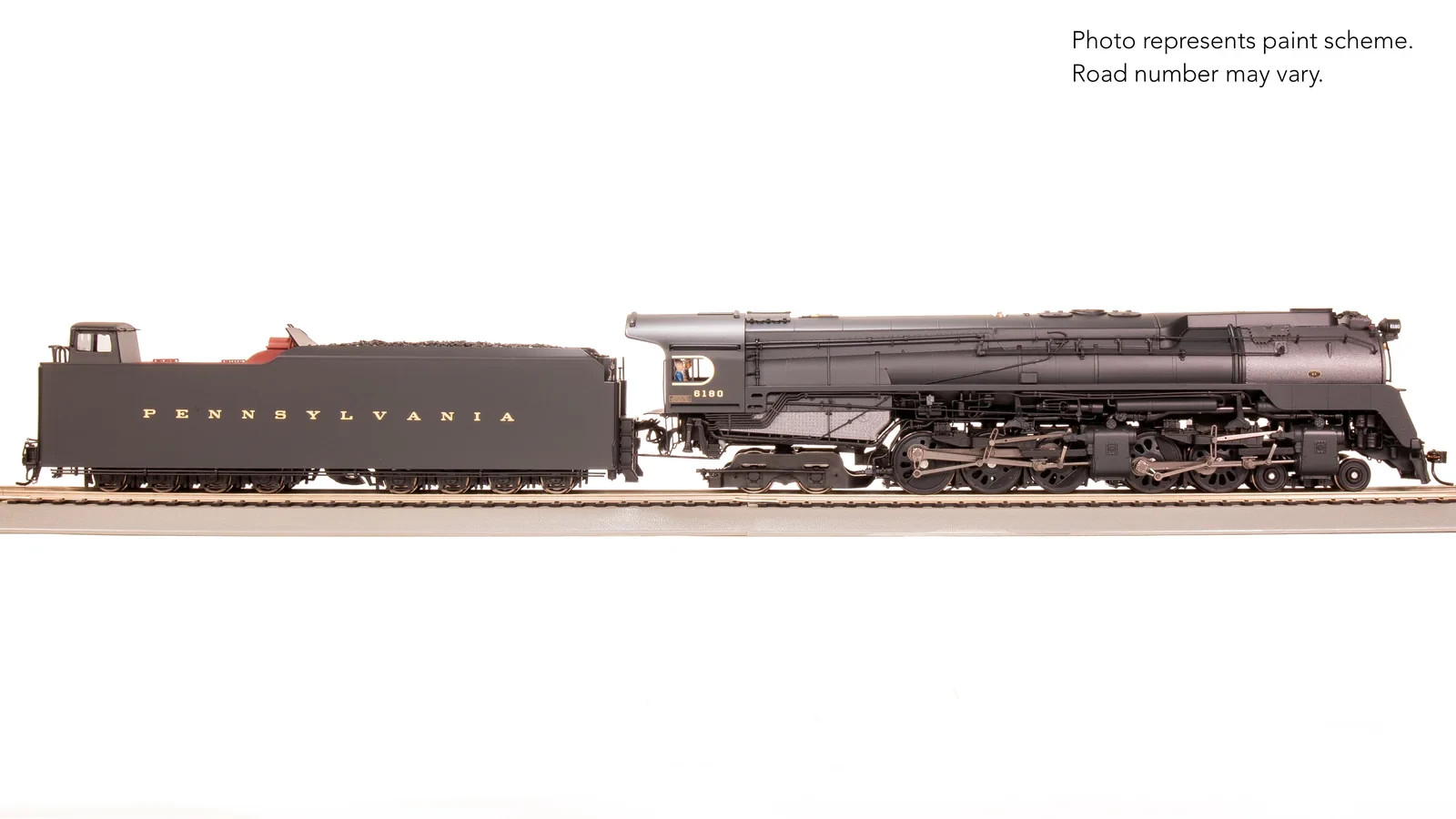 BROADWAY LIMITED 7802 HO PENNSYLVANIA Q2 4-4-6-4 DUPLEX PARAGON 4 RD#6180