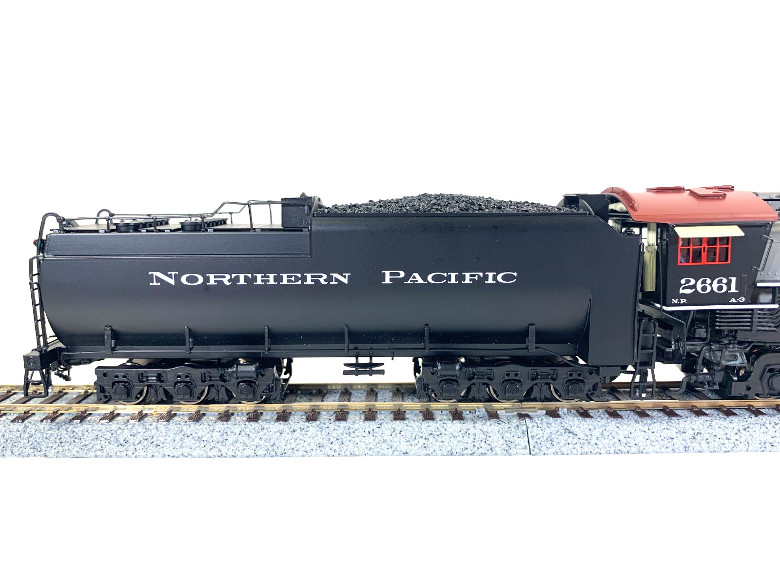 HO Broadway Limited Hybrid 4921 NP A-3 4-8-4 #2661 , DC/DCC Paragon 3 Sound+
