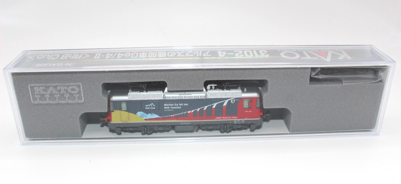 KATO N Gauge Alps Locomotive Ge4/4-II RhB Club 3102-4 Railway Model Plastic
