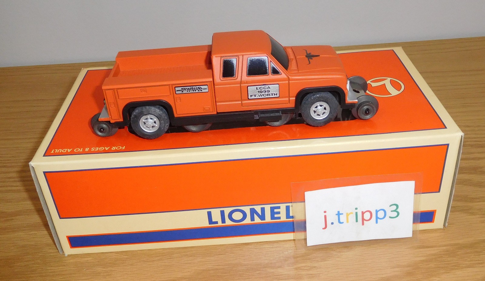 Lionel Lcca Fort Worth Texas Convention Pickup Truck O Gauge Toy Train Motorized