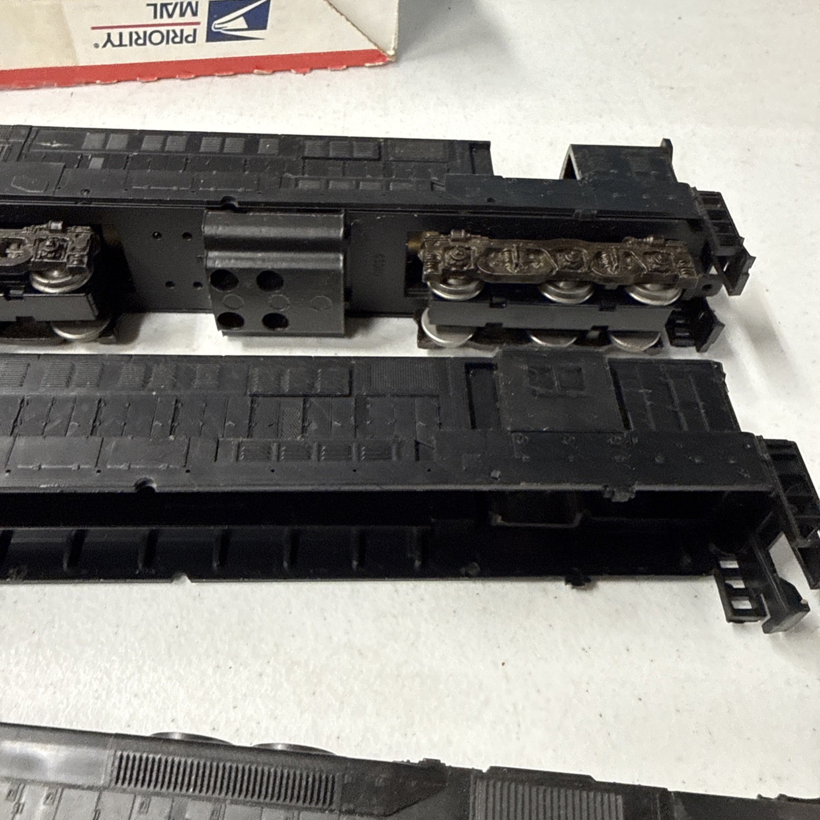 Athearn HO 4160 SD45 Powered Undecorated Black Diesel Locomotive lot
