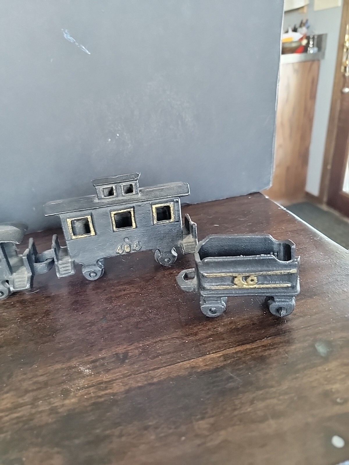 Cast Iron Train Locomotive Tender Baggage Coach caboose Taiwan msr Reproduction