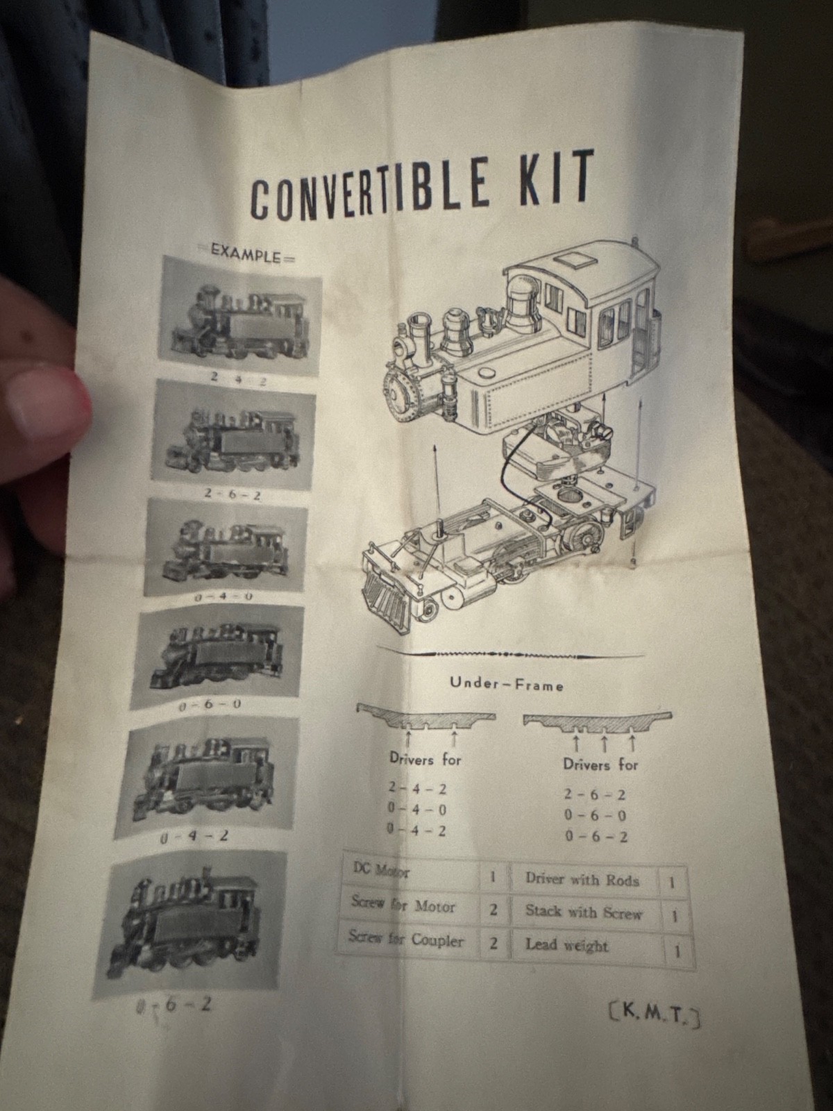 Ken Kidder Railroad Models Box 213 HO Convertible Tank