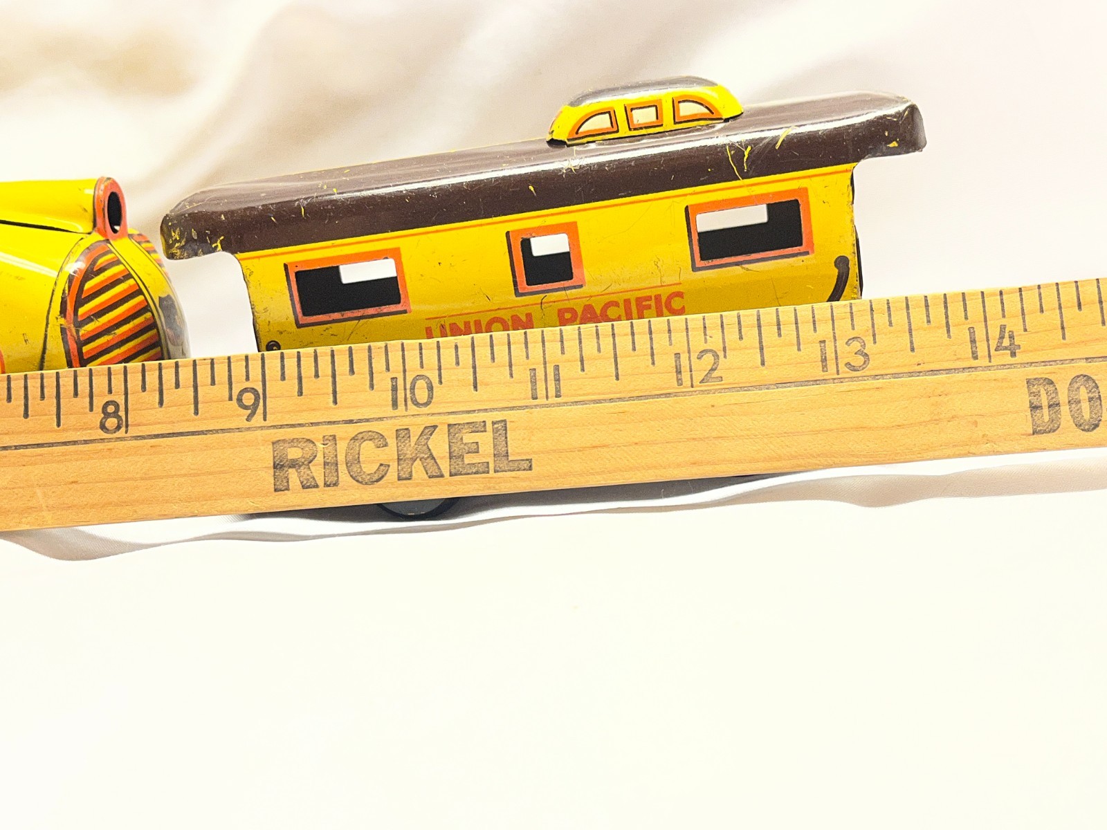 Vintage Marx Tin Litho M10005 Union Pacific Train/Caboose O Gauge Item Untested