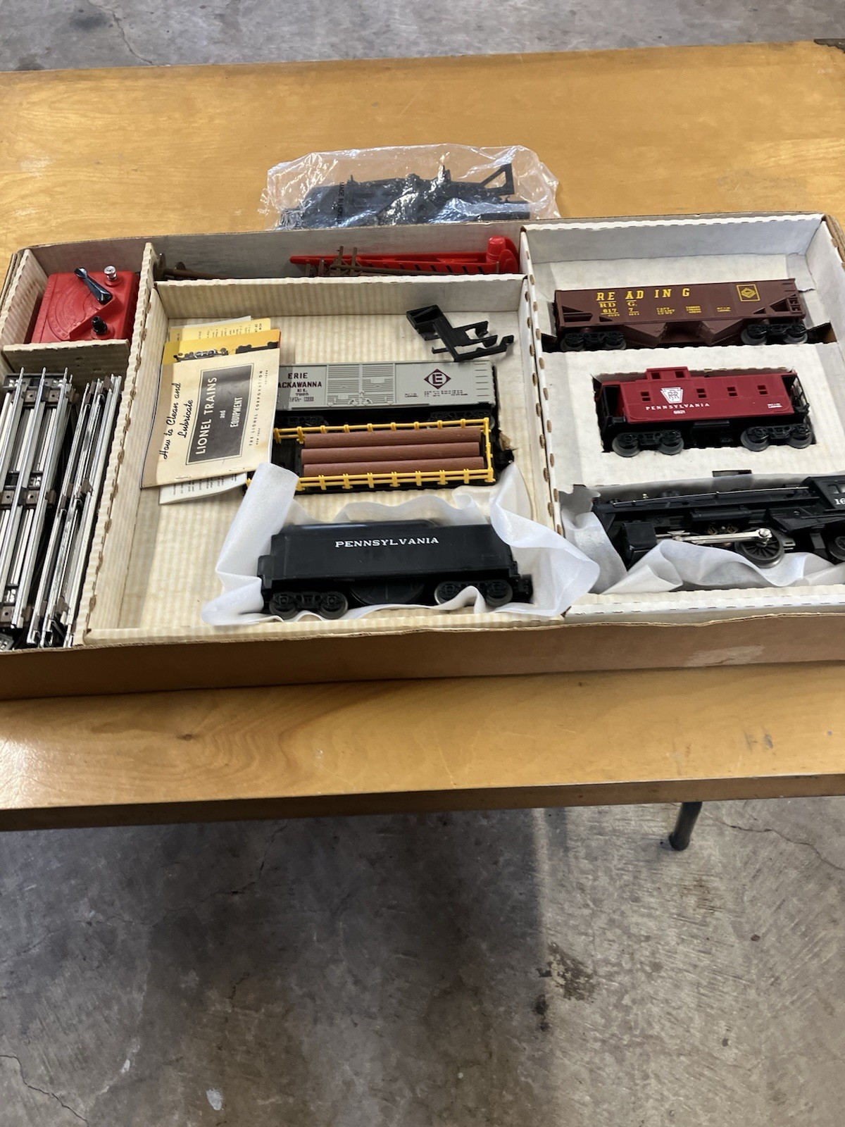 refurbished Lionel 1655 Locomotive Train Set See Description