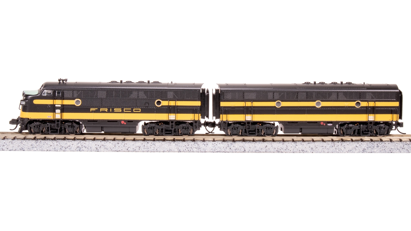 Broadway Limited N EMD F3A+B Frisco SLSF #5000, 5100 DCC/SND LED 7721