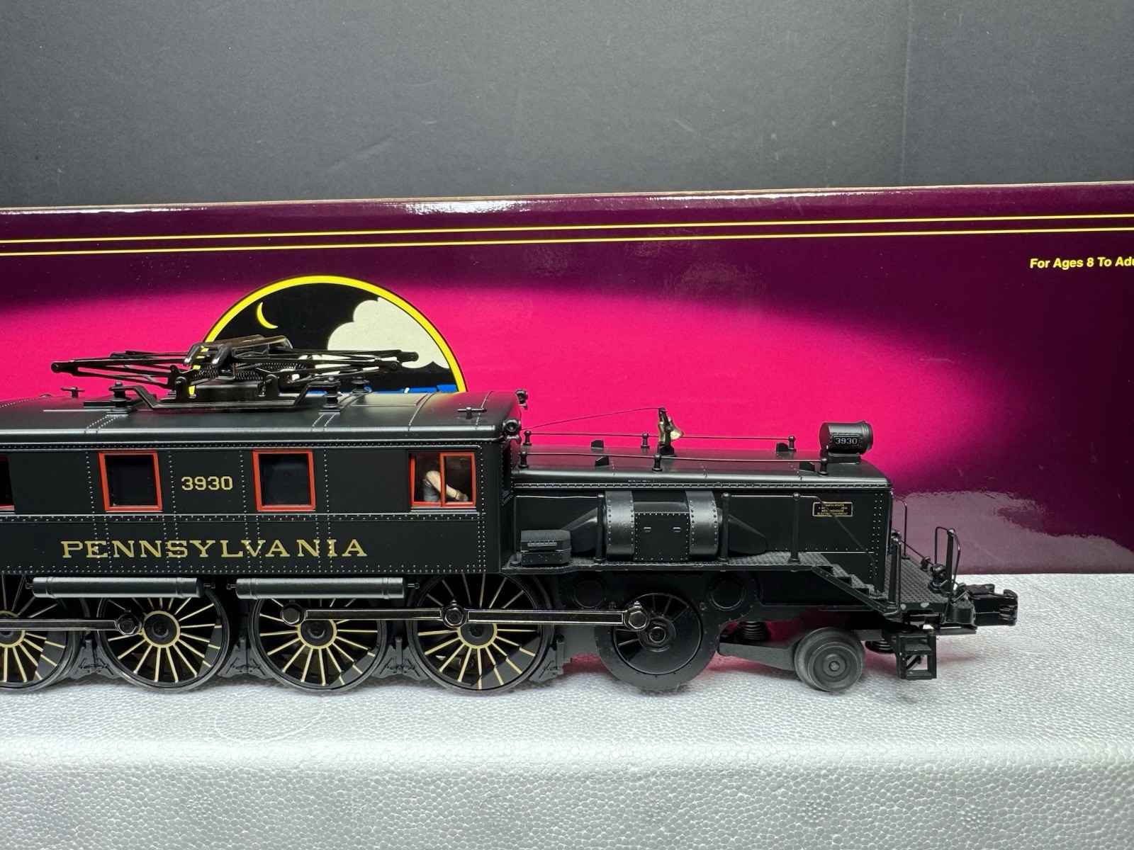 MTH 20-5543-1 Pennsylvania PRR L-5 crocodile electric engine #3930 PS2 BCR LNIB